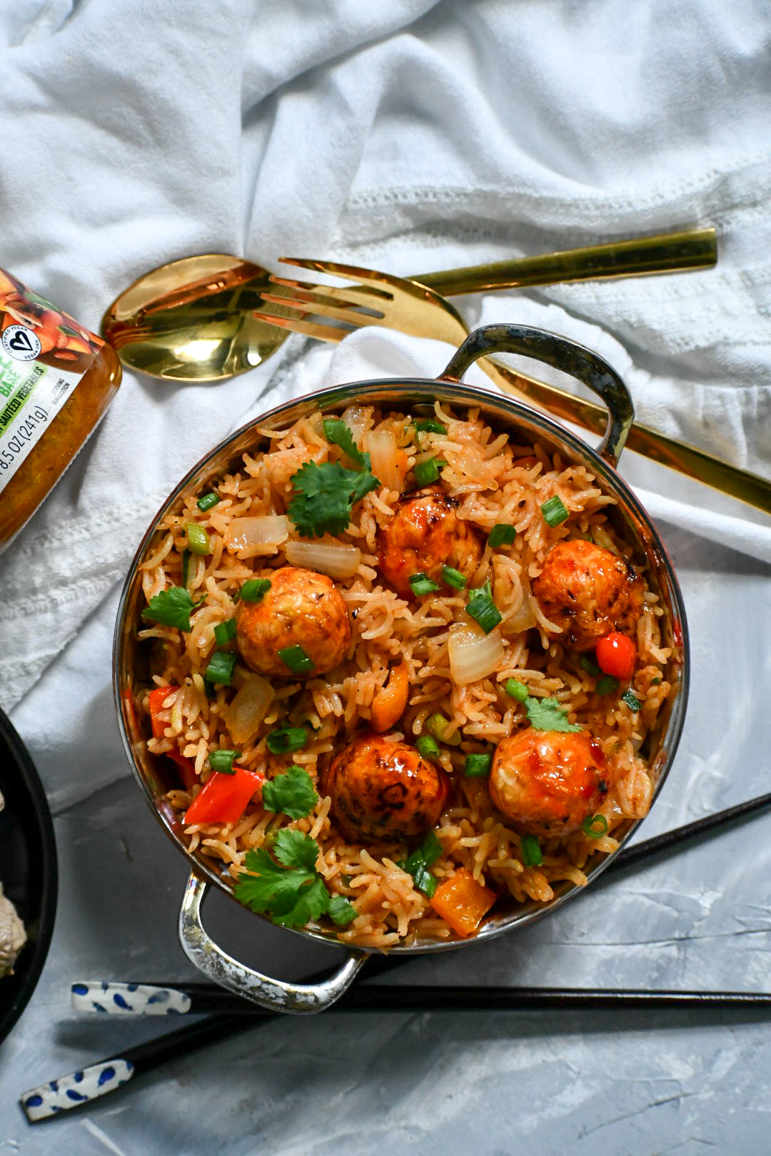 Manchurian Style Vegetable Fried Rice