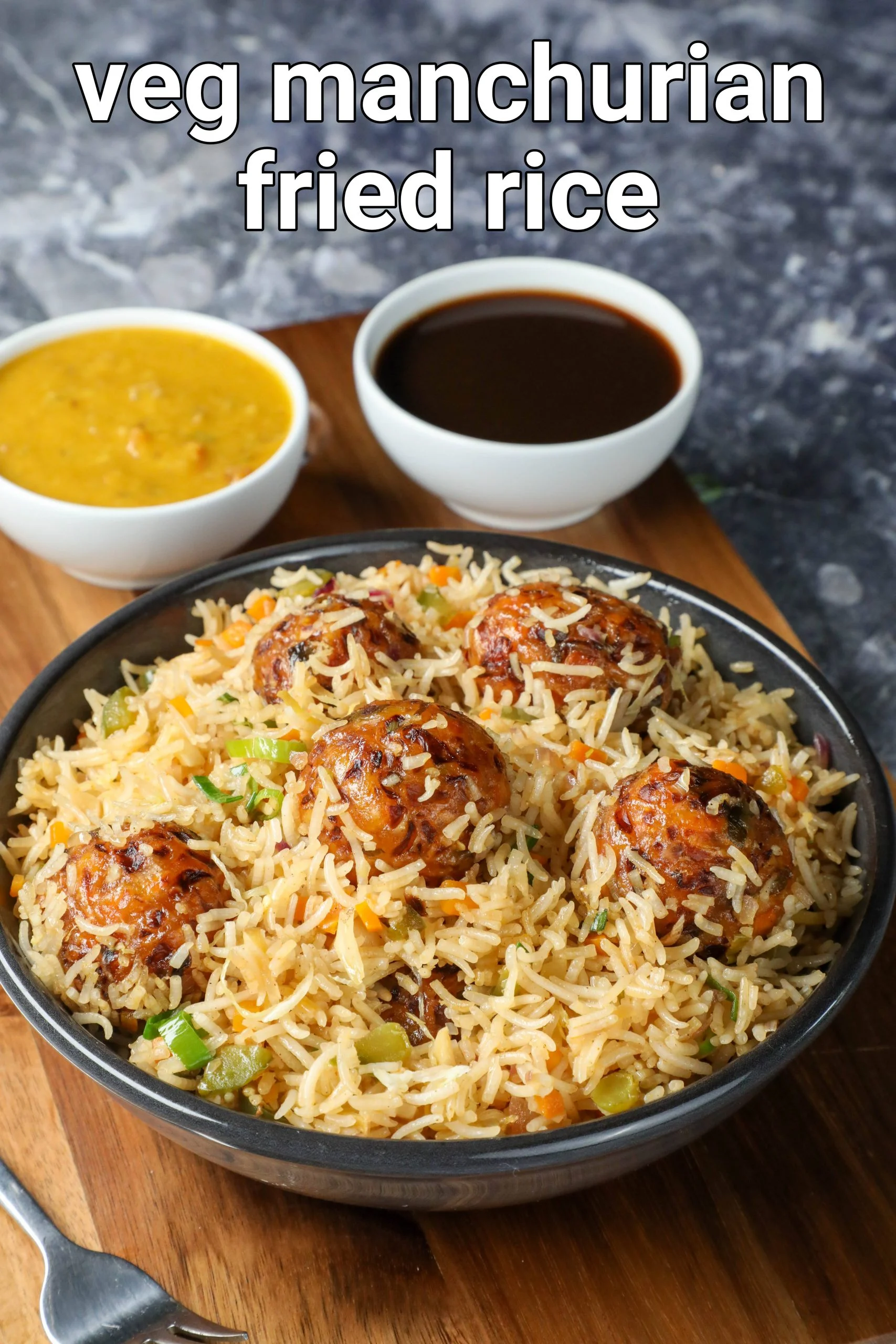 Manchurian Style Chicken Fried Rice