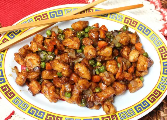Chicken with Black Pepper Sauce