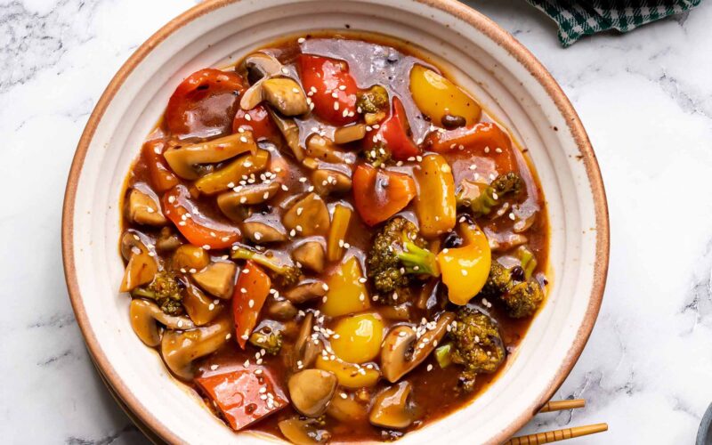 Mixed Vegetable with Black Bean Sauce