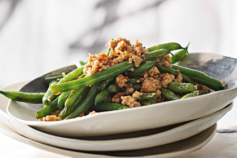 String Beans with XO Sauce