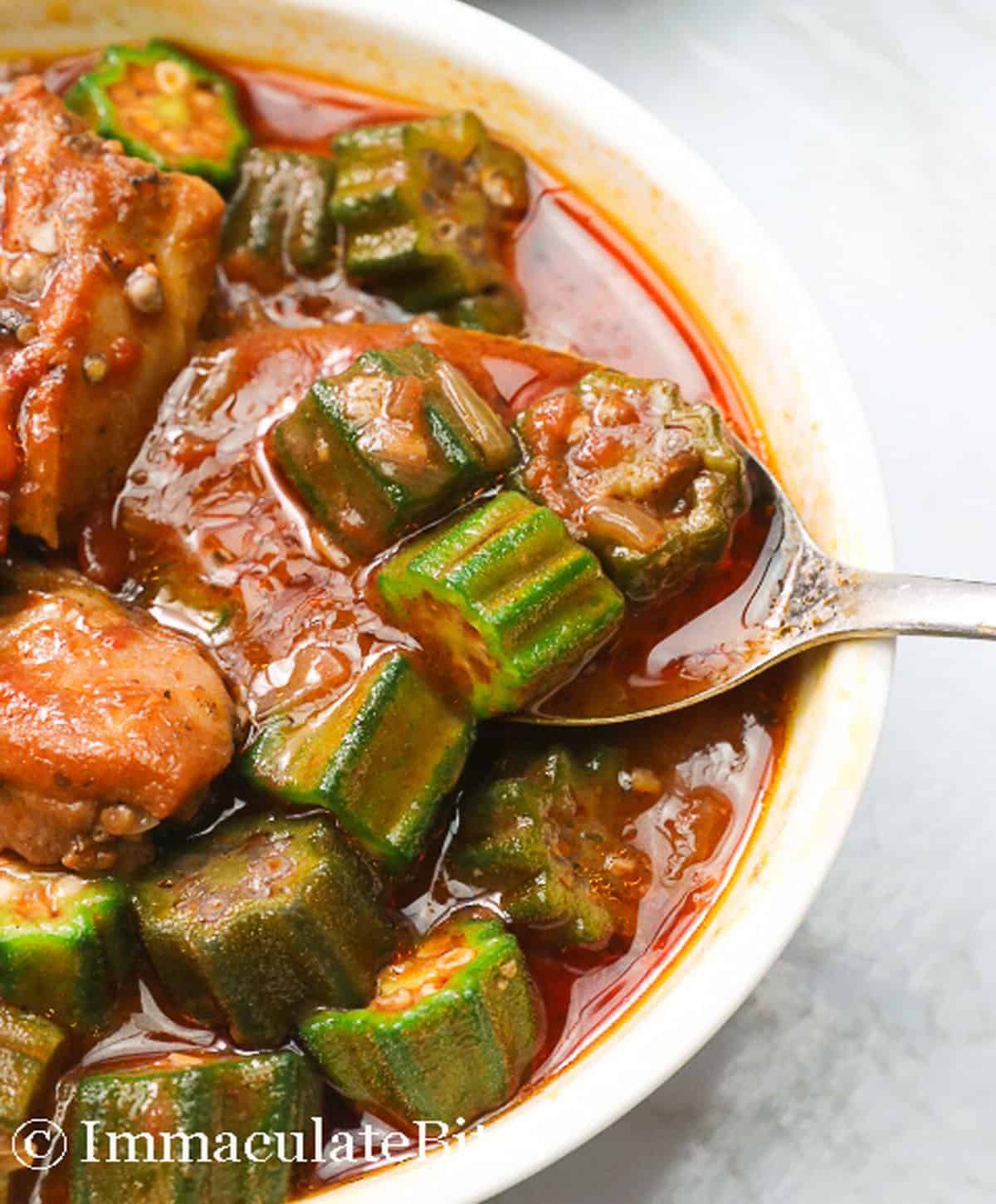 Beef with Okra
