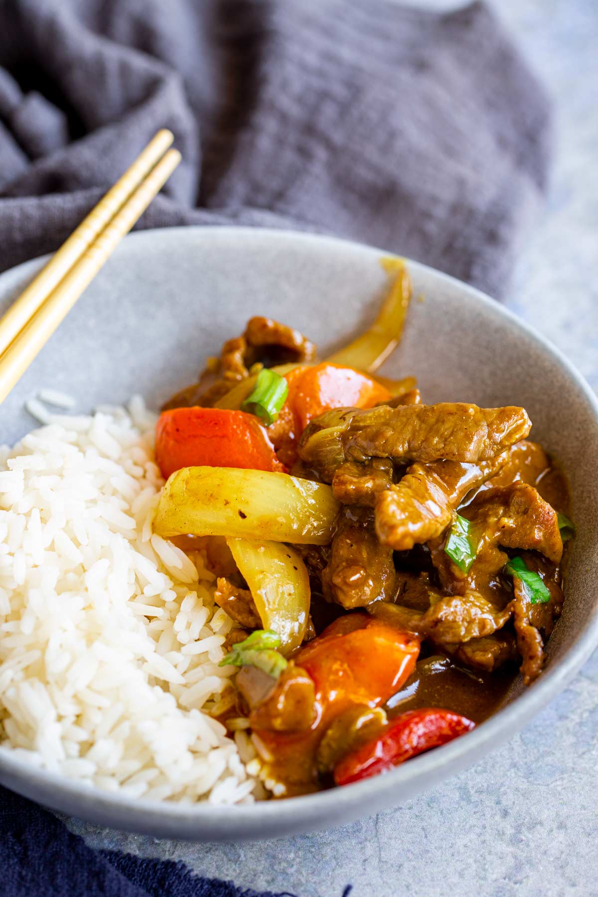 Beef with Curry Sauce