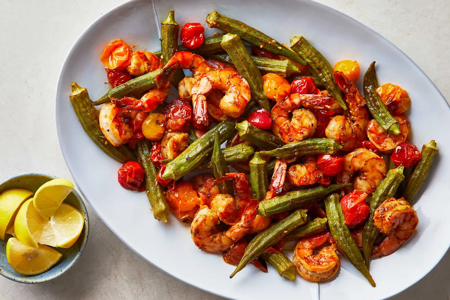 Okra with Shrimp