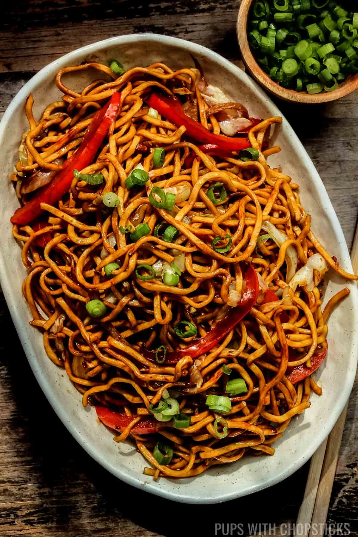 Vegetable Hakka Chow Mein